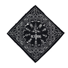 Unique Cheap Customized Square Printed Cotton Bandana Wholesale Organic Cotton Bandana